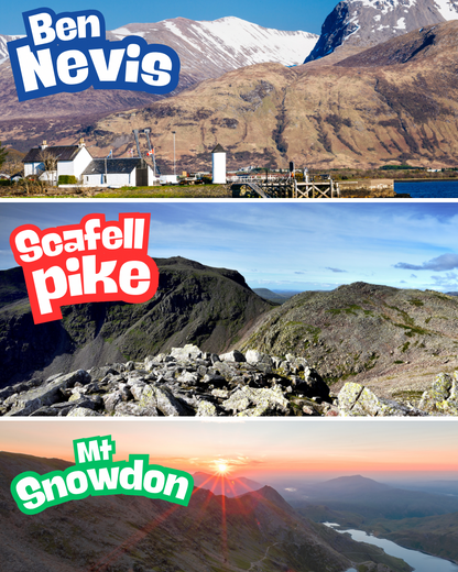 National 3 Peaks Challenge         Ben Nevis • Scafell Pike • Yr Wyddfa £100 Deposit!!